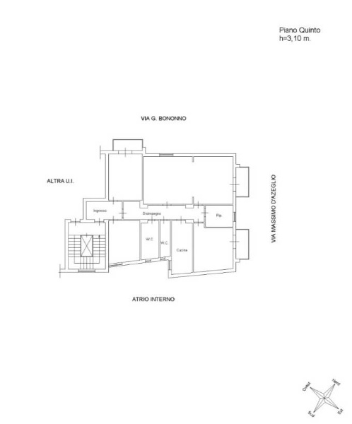 appartamento in affitto a Palermo in zona Libertà