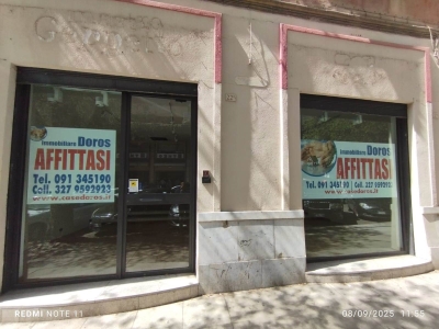 negozio in affitto a Palermo in zona Libertà