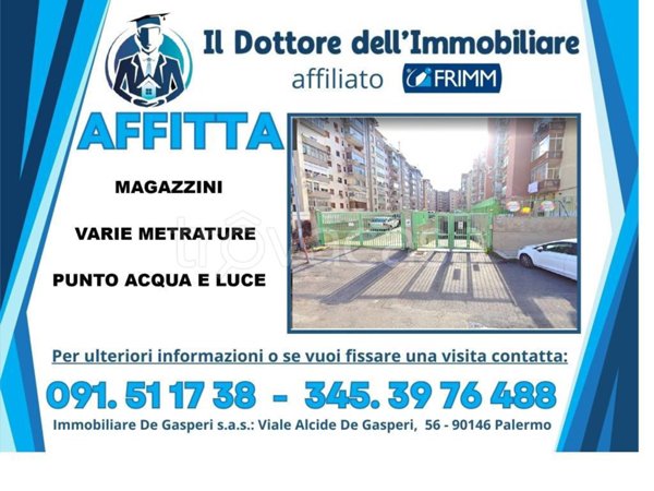 locale di sgombero in affitto a Palermo in zona Resuttana