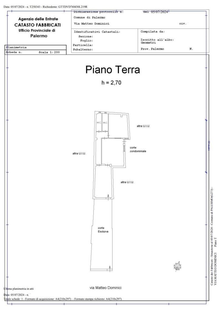 appartamento in affitto a Palermo in zona San Lorenzo