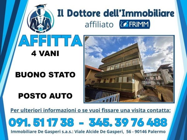 appartamento in affitto a Palermo in zona Cruillas