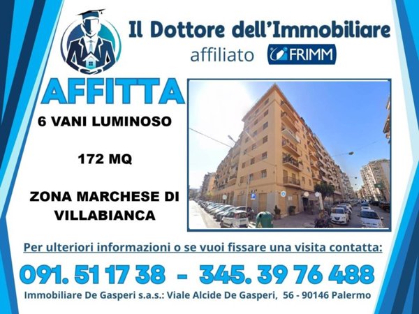 appartamento in affitto a Palermo in zona Libertà