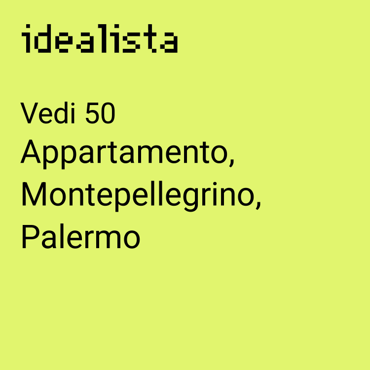 appartamento in affitto a Palermo in zona Montepellegrino