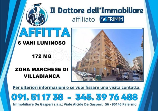 appartamento in affitto a Palermo in zona Libertà