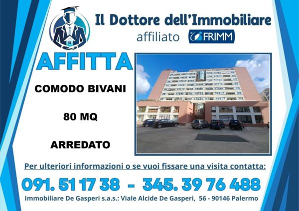 appartamento in affitto a Palermo in zona Resuttana