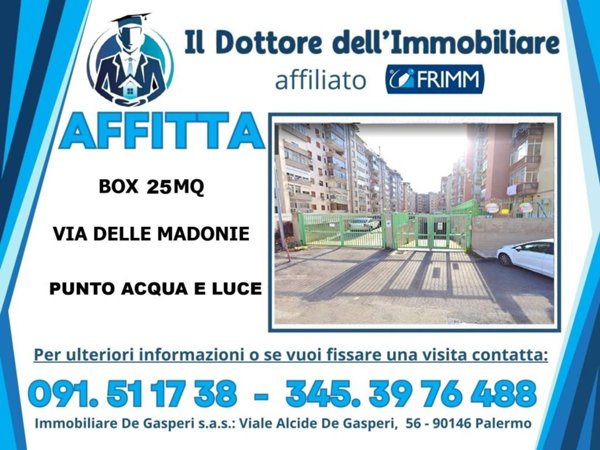 locale di sgombero in affitto a Palermo in zona Libertà