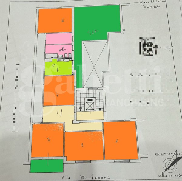 appartamento in affitto a Palermo in zona Montegrappa / Santa Rosalia