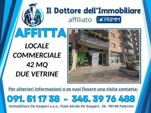negozio in affitto a Palermo in zona Libertà