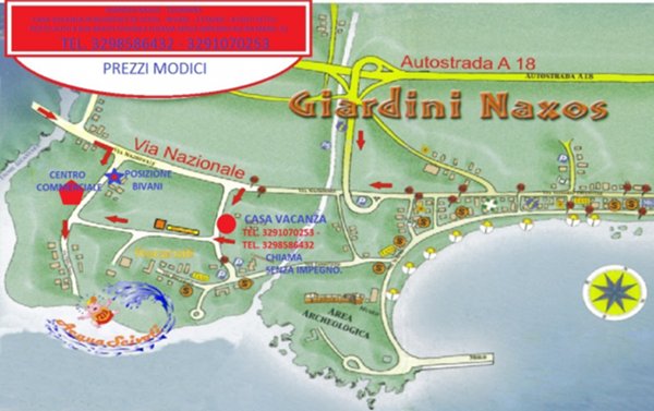 appartamento in affitto a Giardini-Naxos