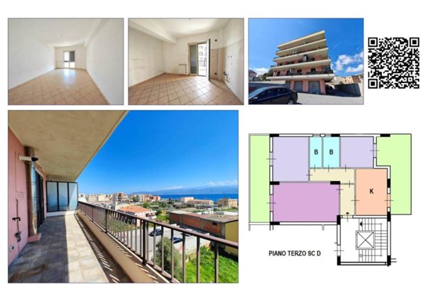 appartamento in affitto a Messina in zona Contesse