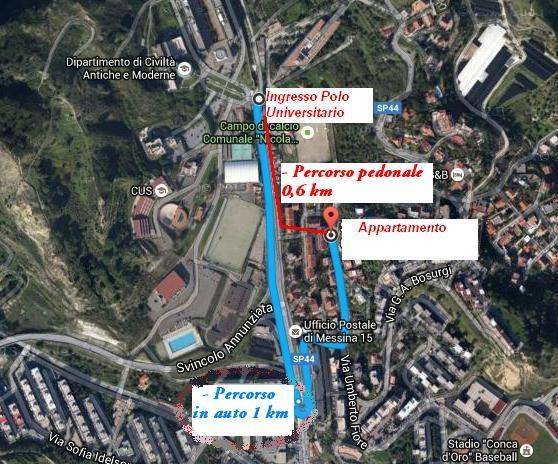 appartamento in affitto a Messina in zona Santissima Annunziata