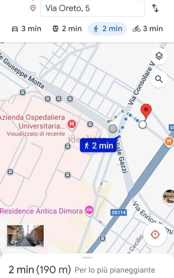 appartamento in affitto a Messina in zona Gazzi