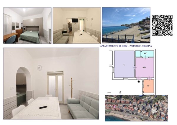 appartamento in affitto a Messina in zona Paradiso