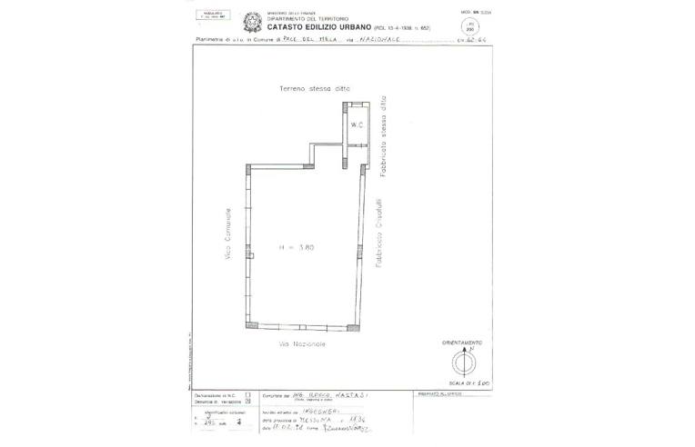 locale commerciale in affitto a Pace del Mela in zona Giammoro