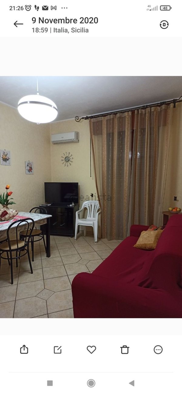 appartamento in affitto a Sant'Agata di Militello