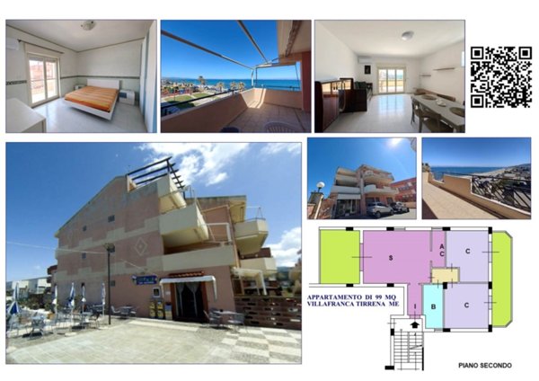 appartamento in affitto a Villafranca Tirrena in zona Divieto