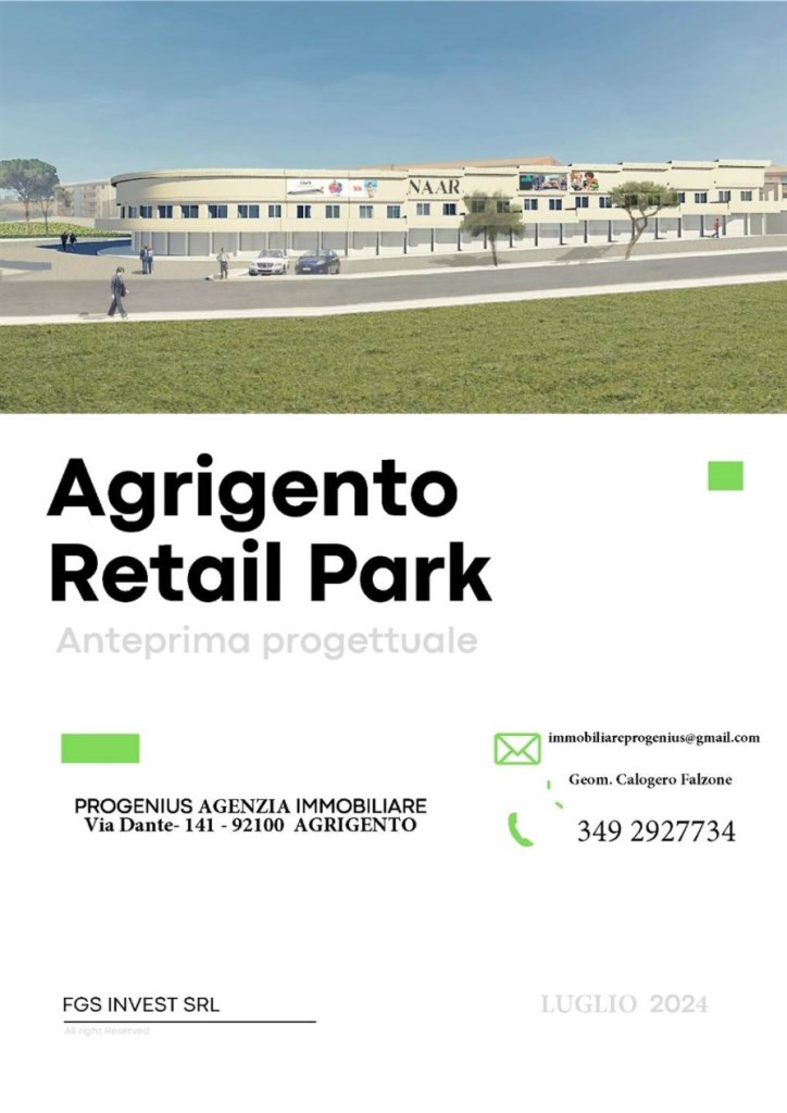 negozio in affitto ad Agrigento in zona Fontanelle