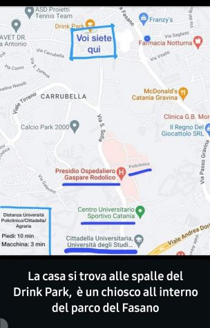 camera singola in affitto a Catania in zona Zona Industriale