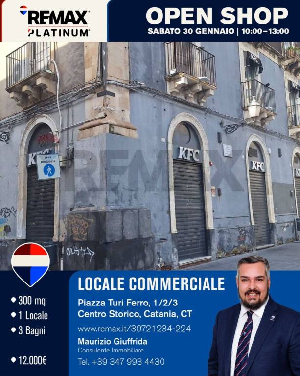 negozio in affitto a Catania in zona Centro Storico
