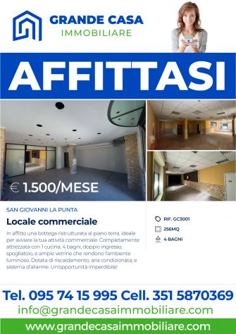 locale commerciale in affitto a San Giovanni la Punta in zona Trappeto