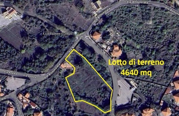 terreno edificabile in affitto a Tremestieri Etneo