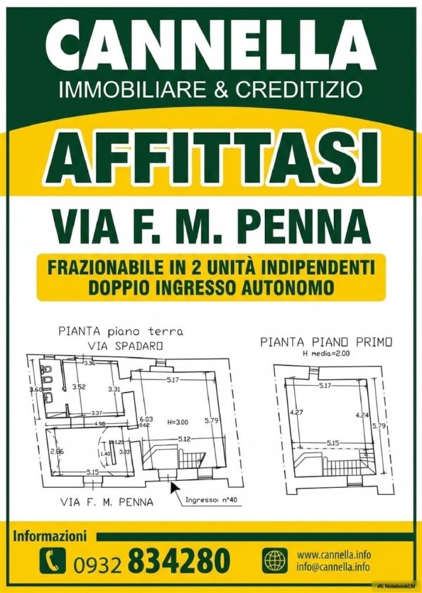 appartamento in affitto a Scicli