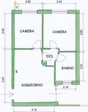 appartamento in affitto a Donato
