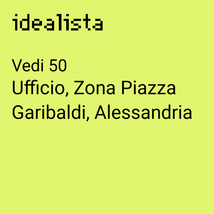 ufficio in affitto ad Alessandria in zona Piazza Garibaldi