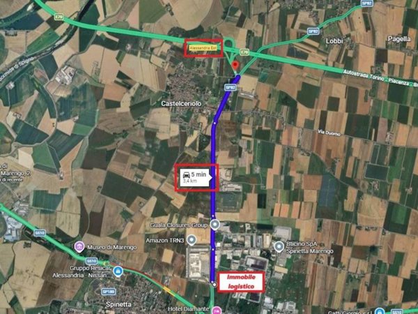 locale commerciale in affitto ad Alessandria in zona Spinetta Marengo