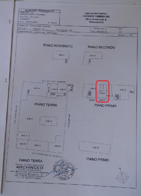 appartamento in affitto a Castellazzo Bormida