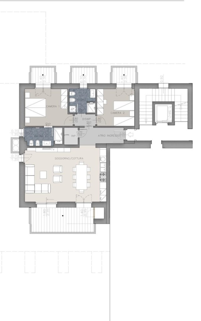 appartamento in affitto a Lecco in zona Lecco Centro