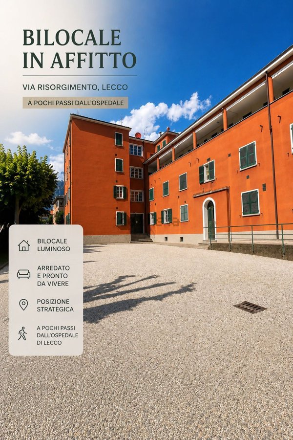 appartamento in affitto a Lecco in zona Belledo