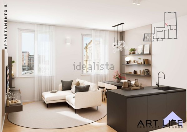 appartamento in affitto a Casalpusterlengo