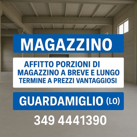 locale commerciale in affitto a Guardamiglio