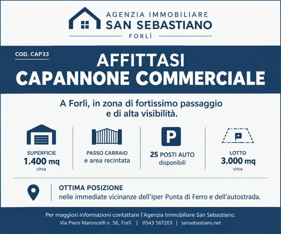 locale commerciale in affitto a Coriano