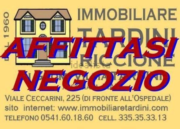 negozio in affitto a Riccione in zona Alba
