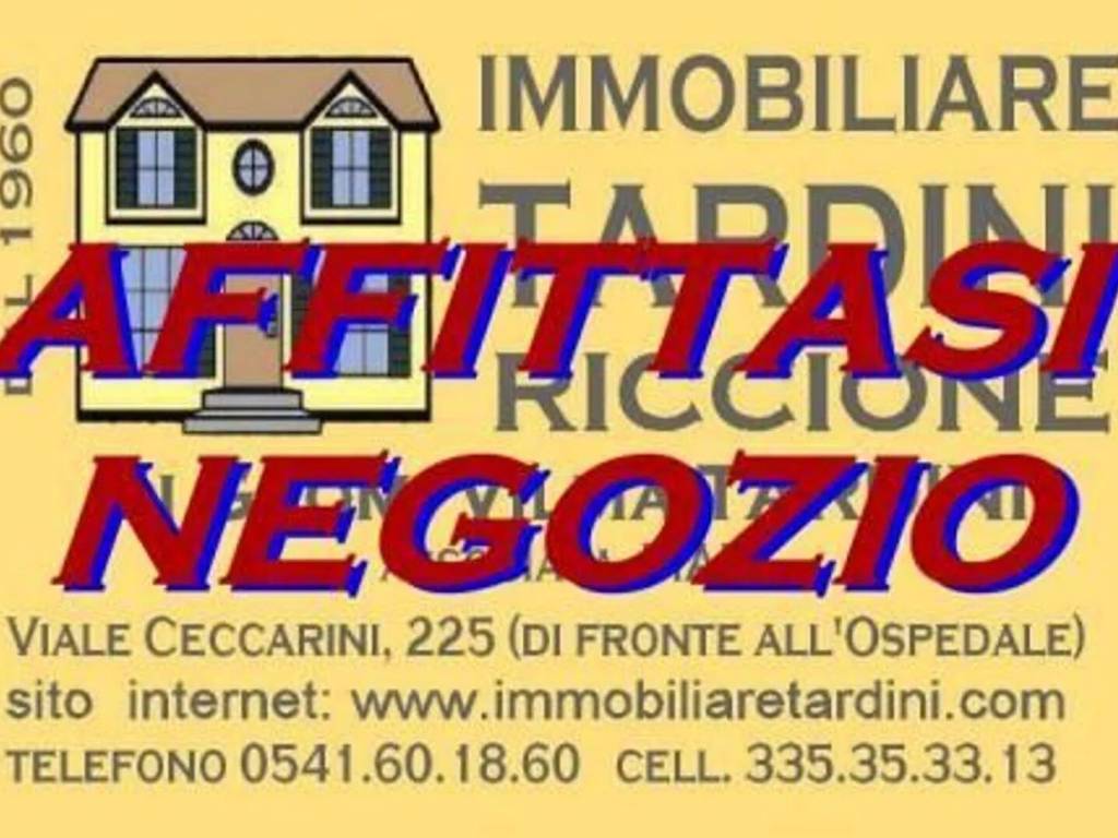 negozio in affitto a Riccione in zona Alba