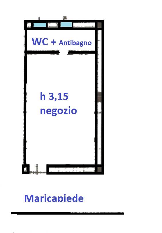 negozio in affitto a Rimini in zona Marina Centro