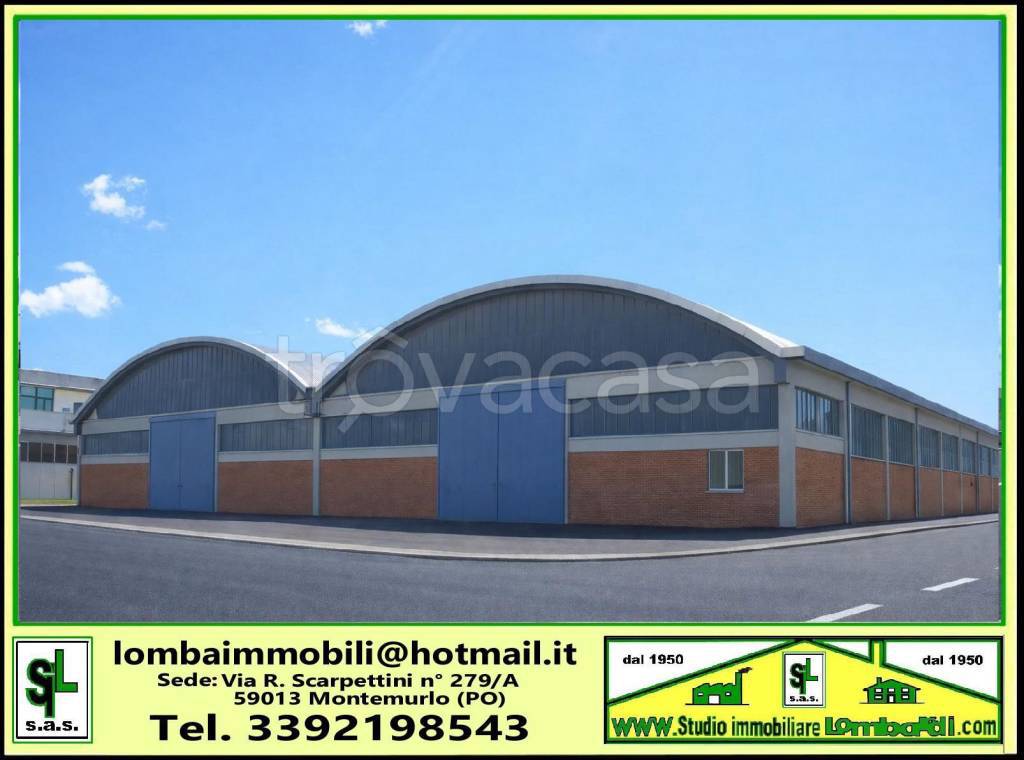capannone in affitto a Montemurlo