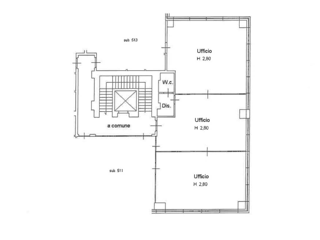 ufficio in affitto a Prato in zona Paperino