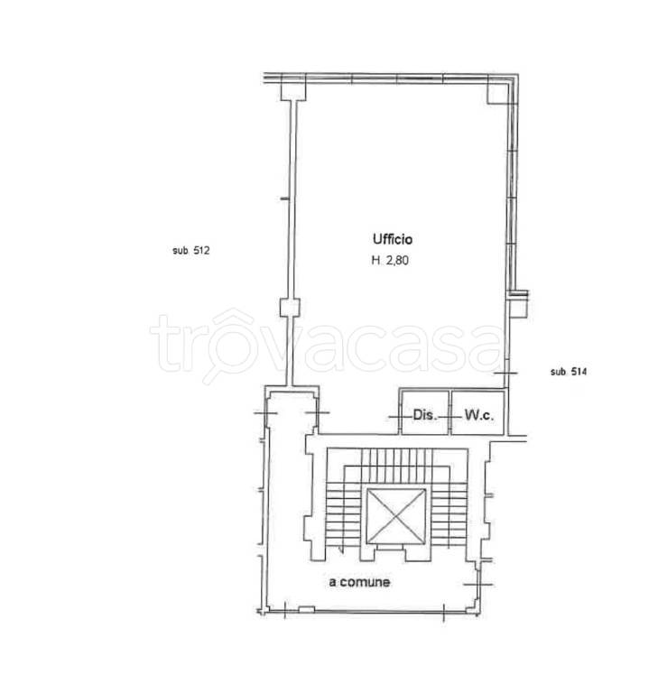 ufficio in affitto a Prato in zona Paperino