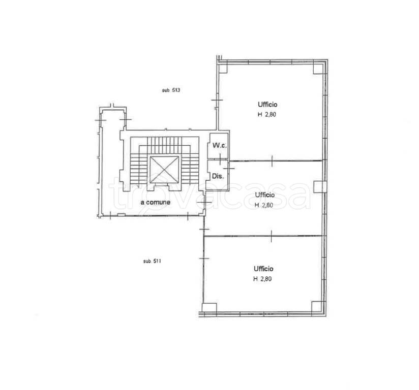 ufficio in affitto a Prato in zona Paperino