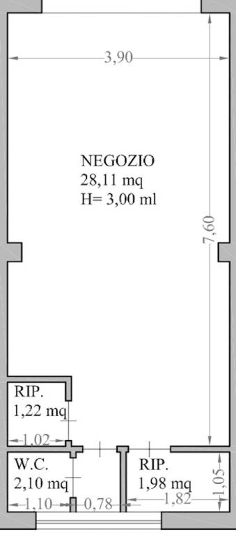 negozio in affitto a Prato in zona Grignano