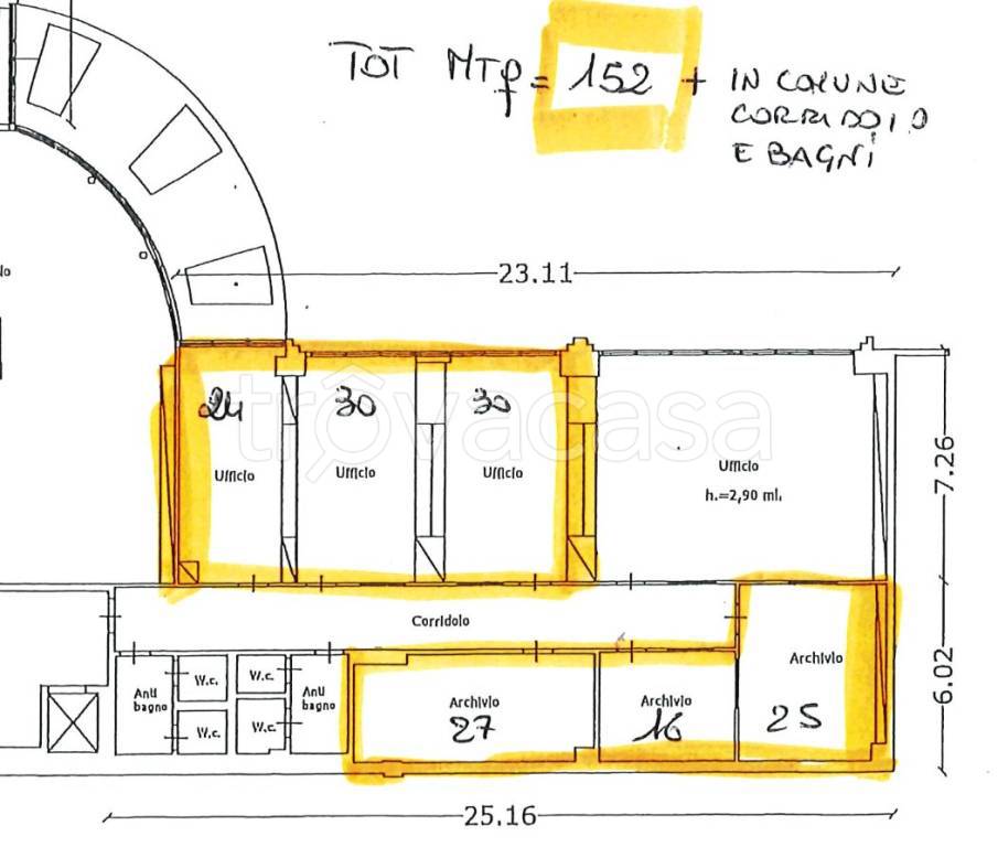ufficio in affitto a Prato in zona Paperino