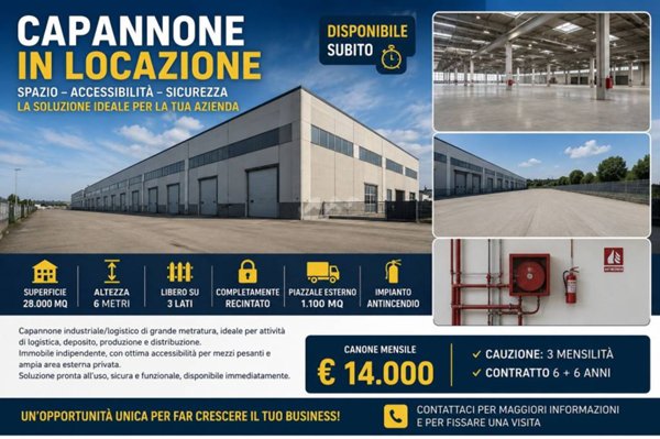 capannone in affitto a Prato in zona Viaccia