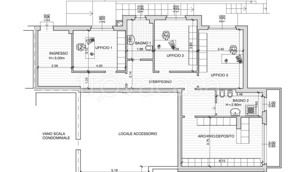 ufficio in affitto a Carate Brianza