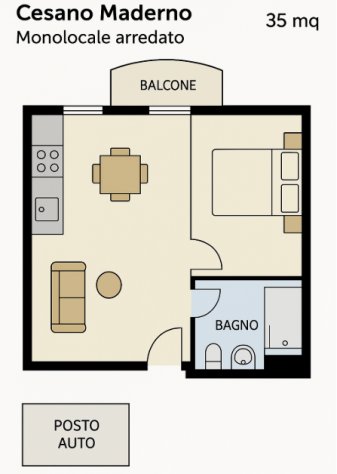 appartamento in affitto a Cesano Maderno