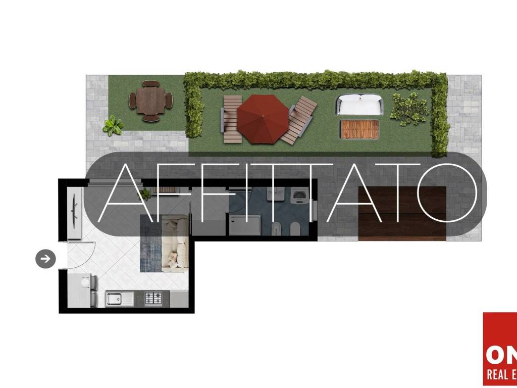 appartamento in affitto a Lesmo in zona California