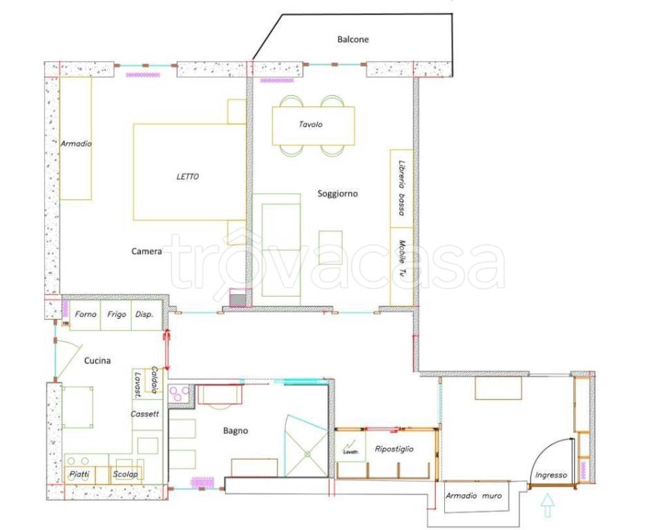 appartamento in affitto a Monza