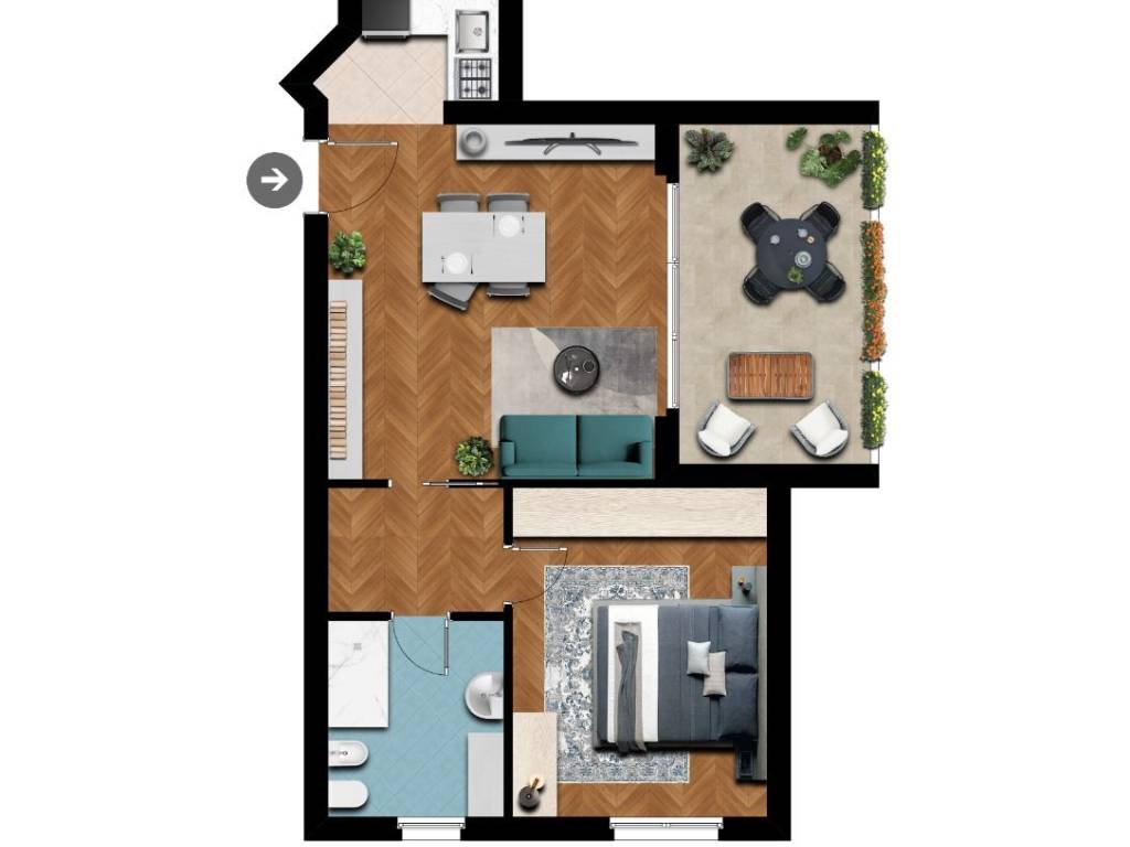 appartamento in affitto a Monza in zona Ospedale San Gerardo